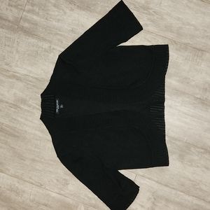 Cable & Gauge Cropped Cardigan